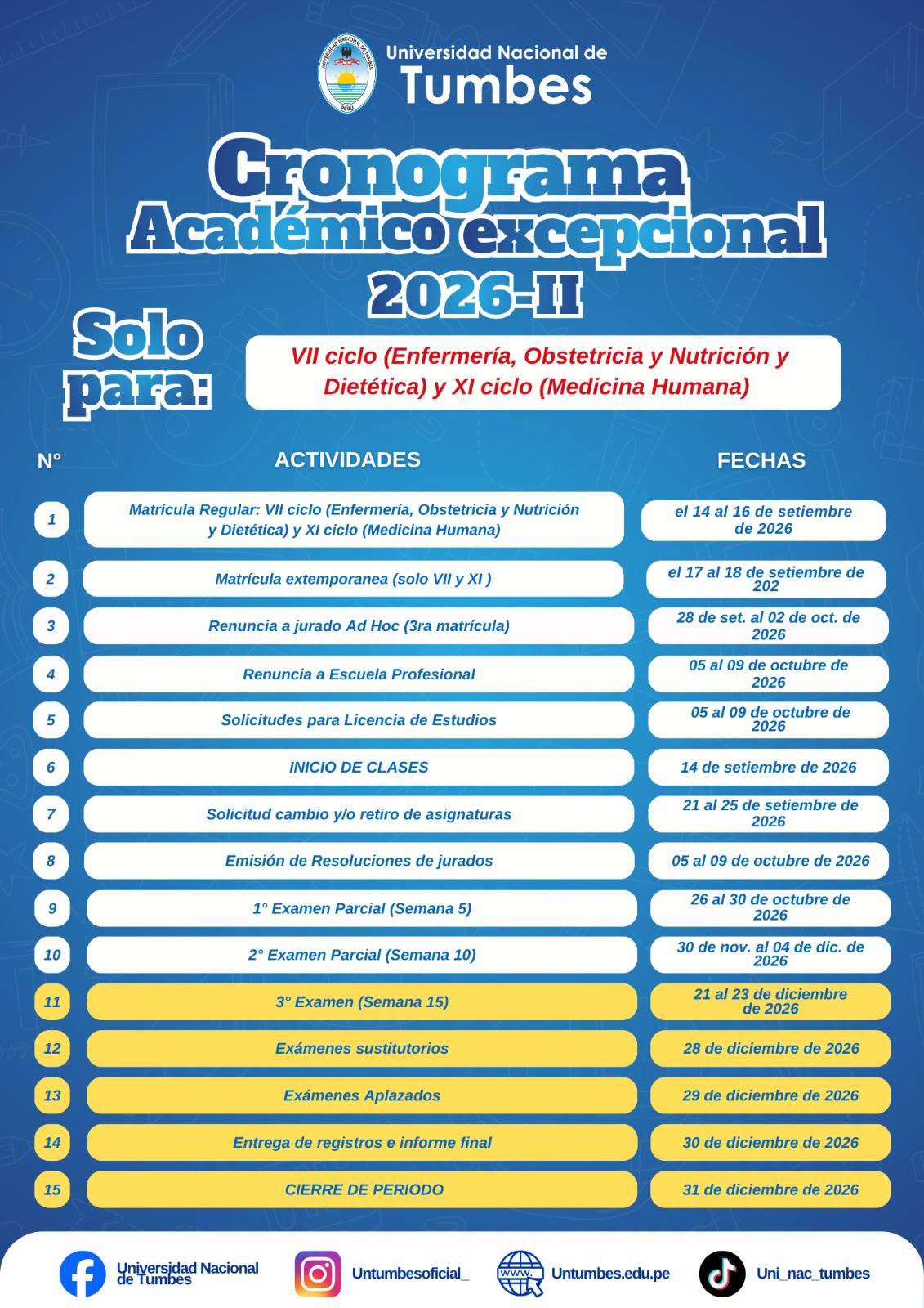 CRONOGRAMA EXCEPCIONAL 